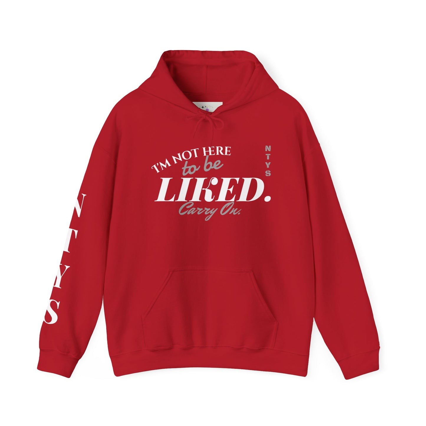 NTYS Hoodie - "I'm Not Here To Be Liked"