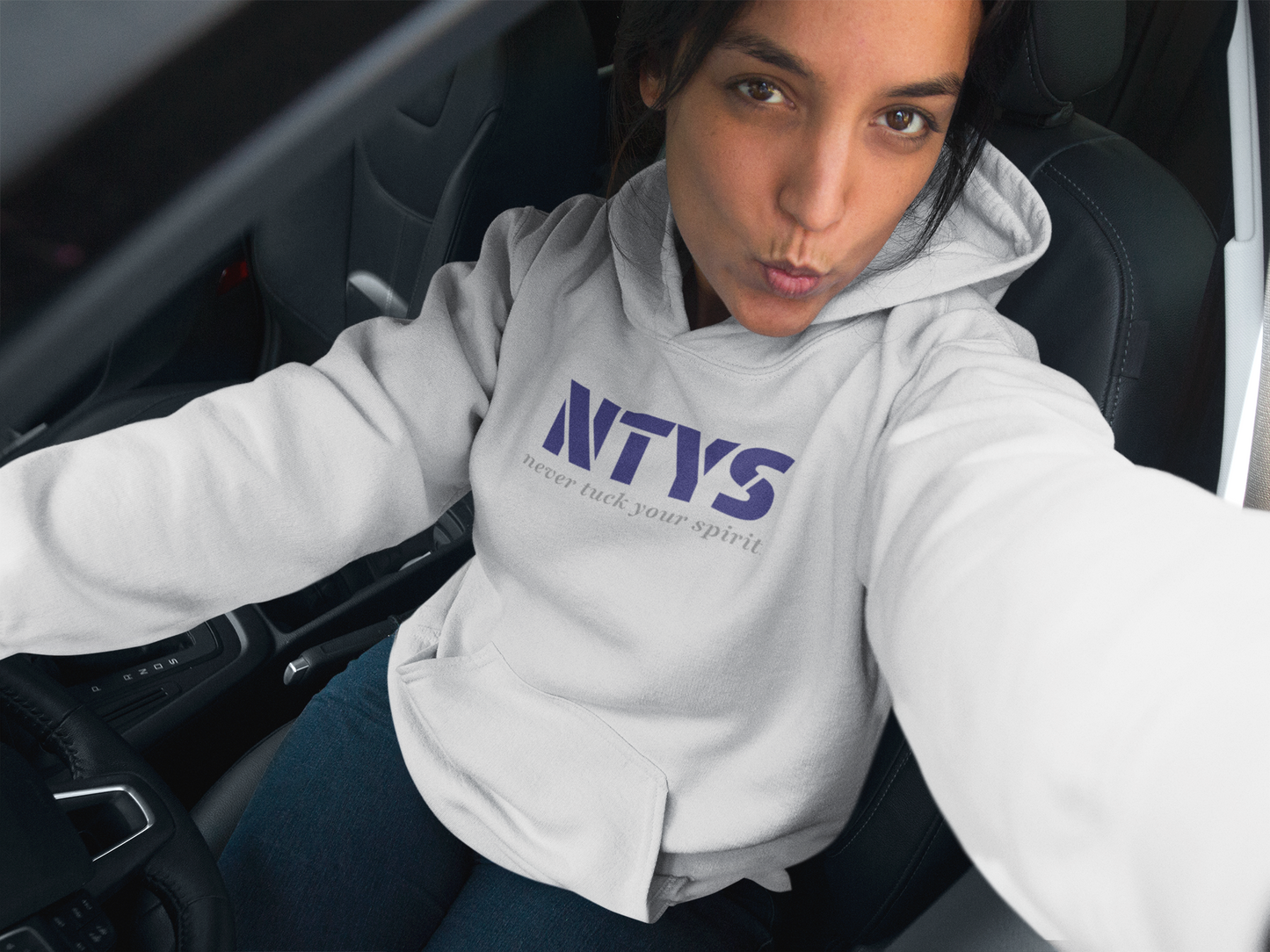 NTYS Logo Hoodie - "Never Tuck Your Spirit"