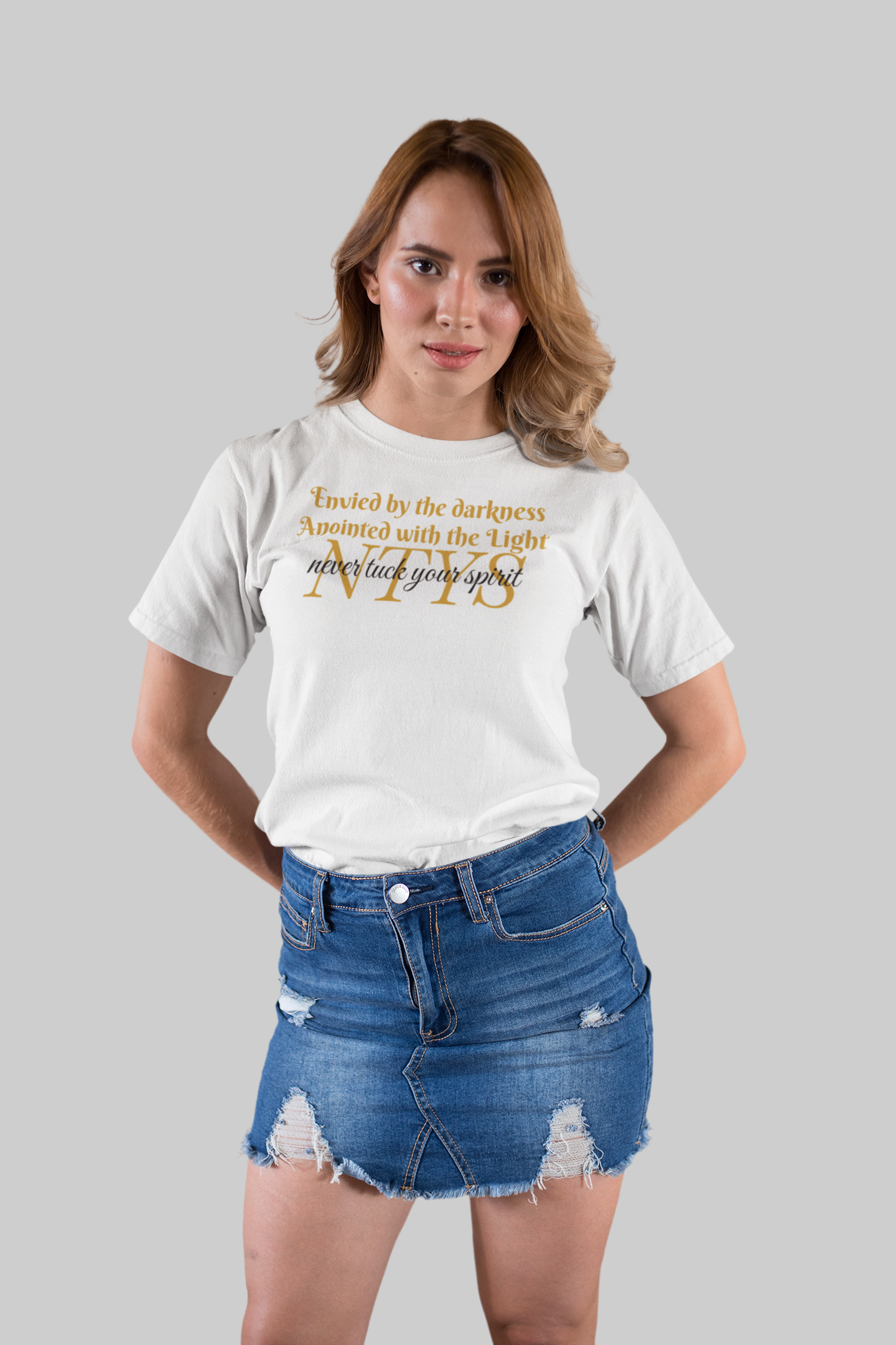 NTYS Tee - "Envied by the Darkness, Anointed with the Light"