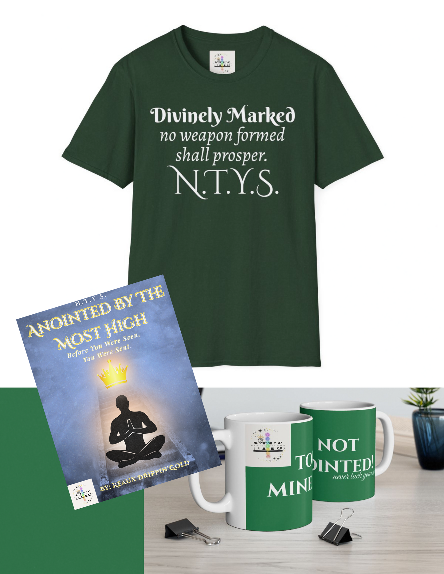 The Anointed Bundle - Chakra Series (Tee + Mug + eBook)
