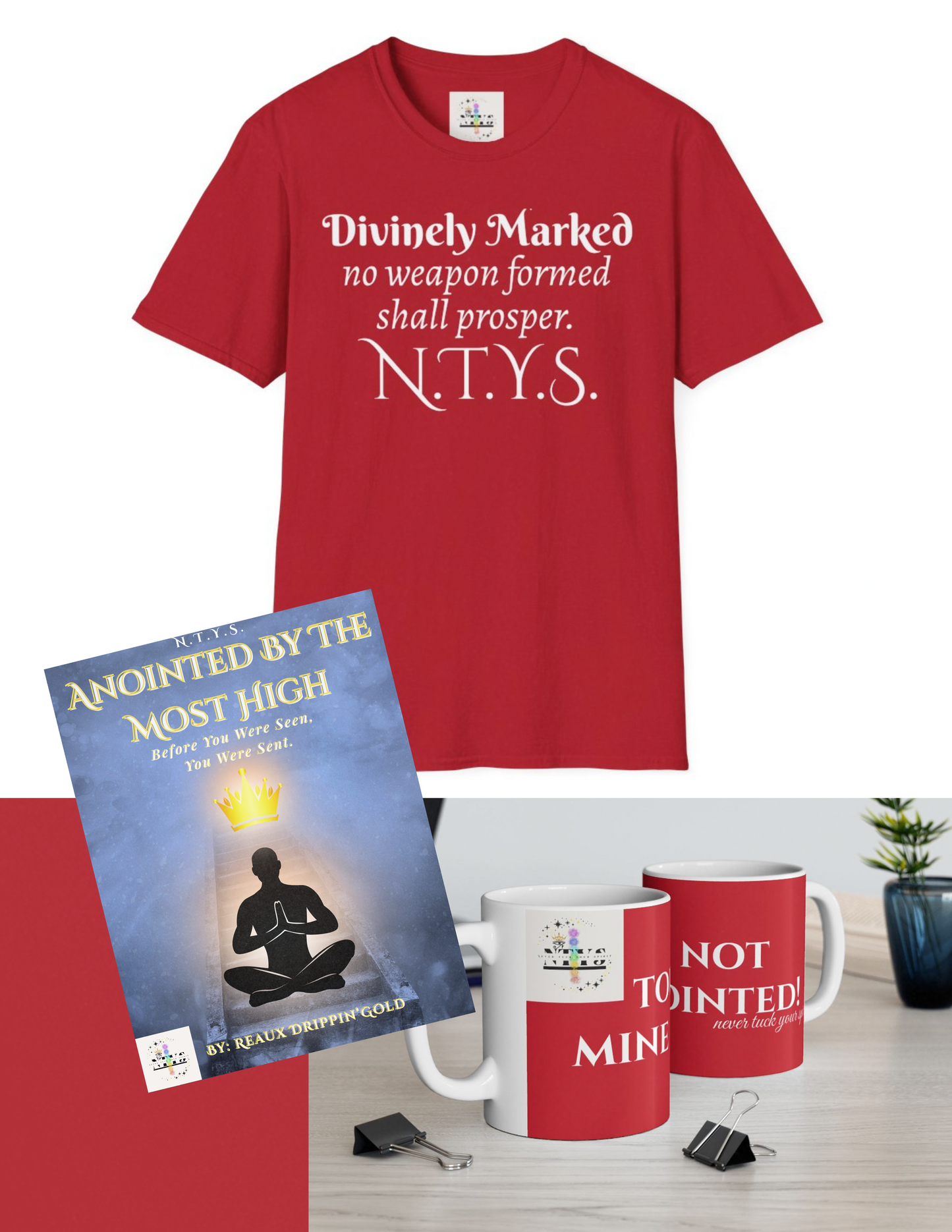 The Anointed Bundle - Chakra Series (Tee + Mug + eBook)