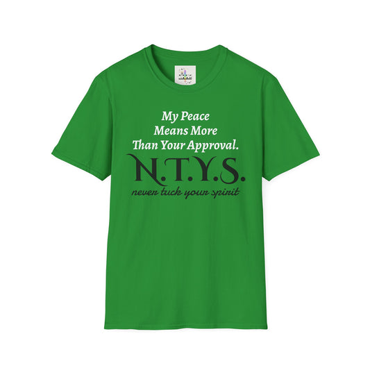 NTYS Tee - "My Peace Means More Than Your Approval"
