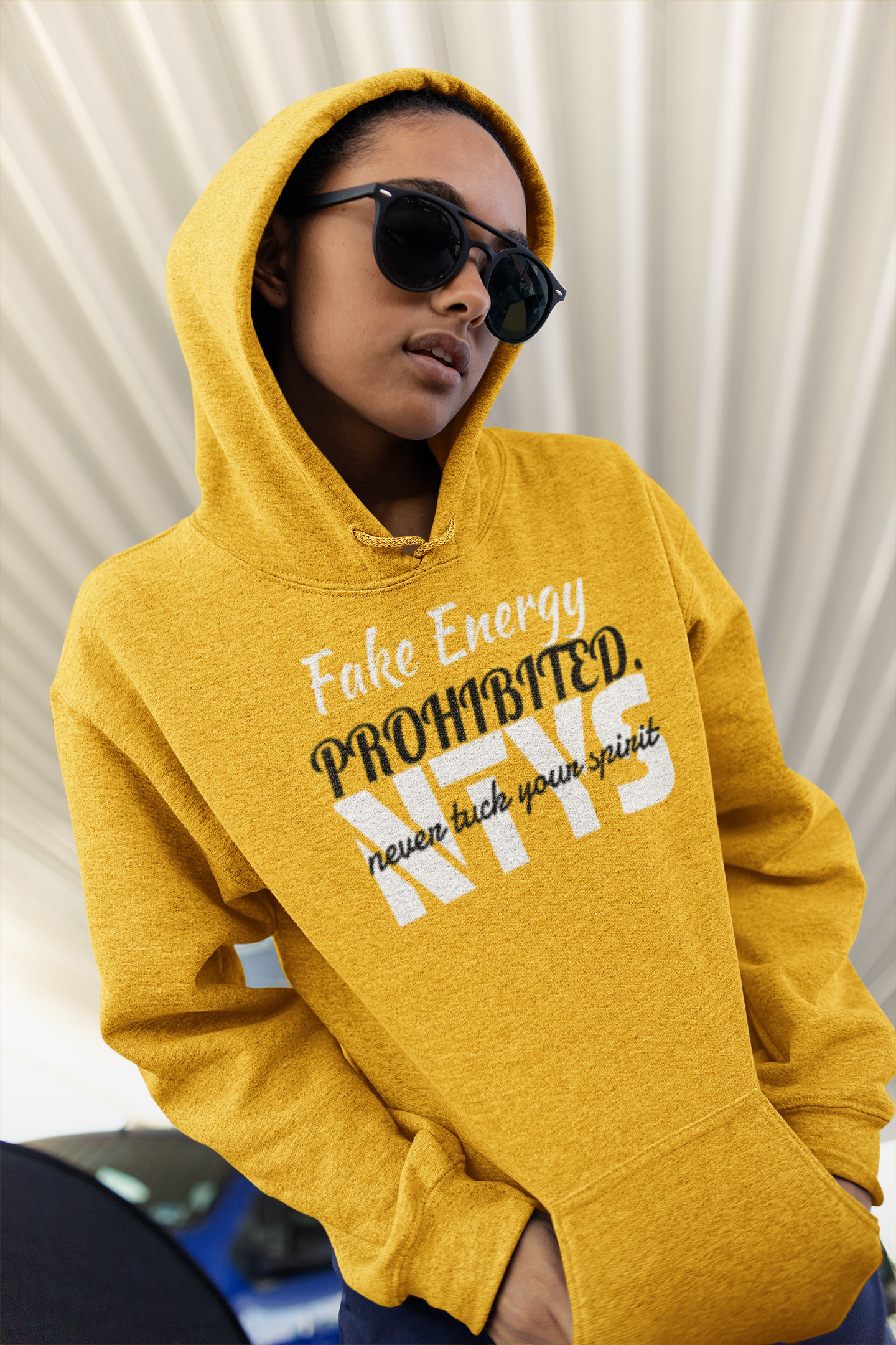 NTYS Hoodie - "Fake Energy PROHIBITED."