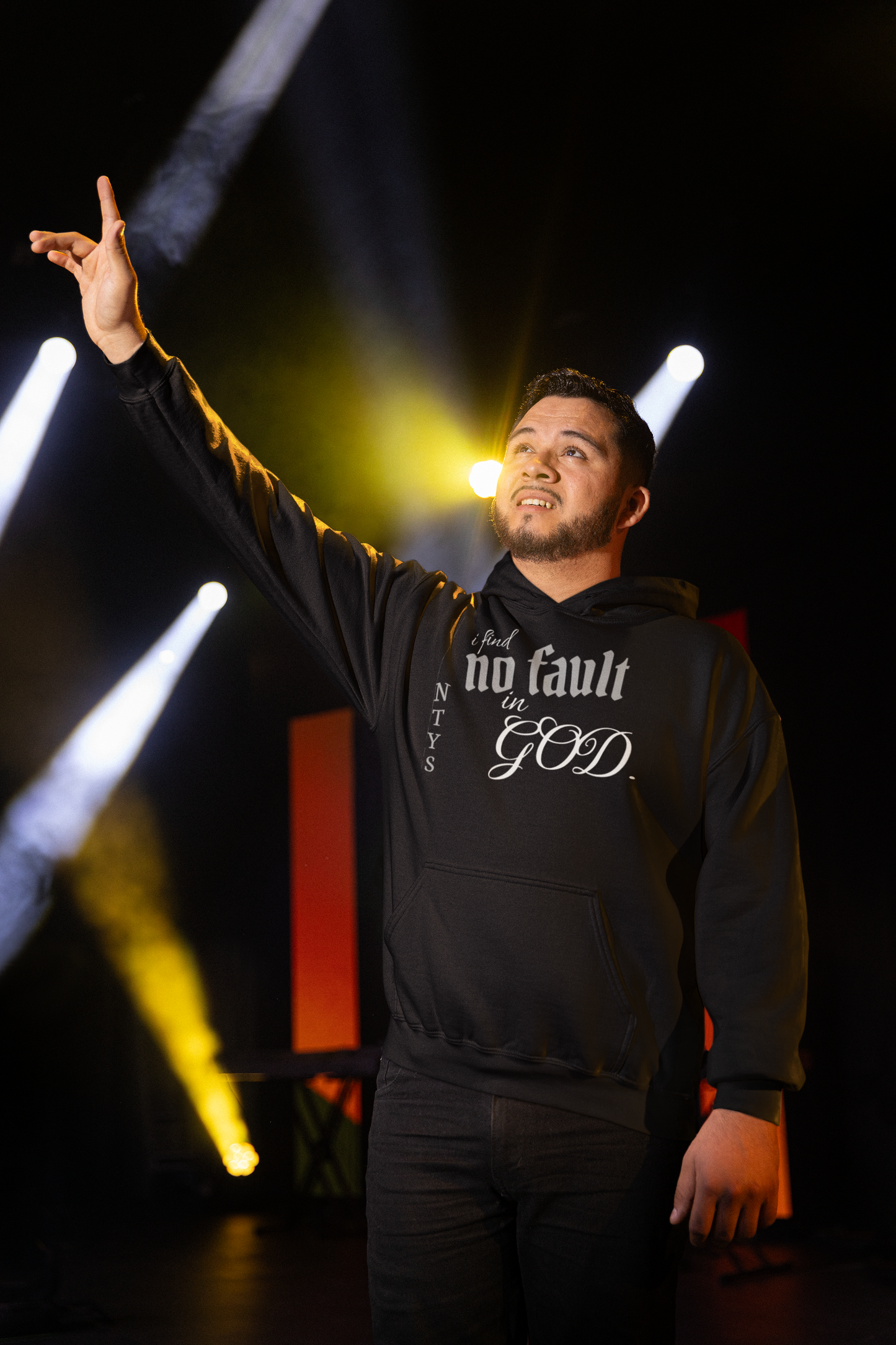 NTYS Hoodie - "I Find No Fault in God"