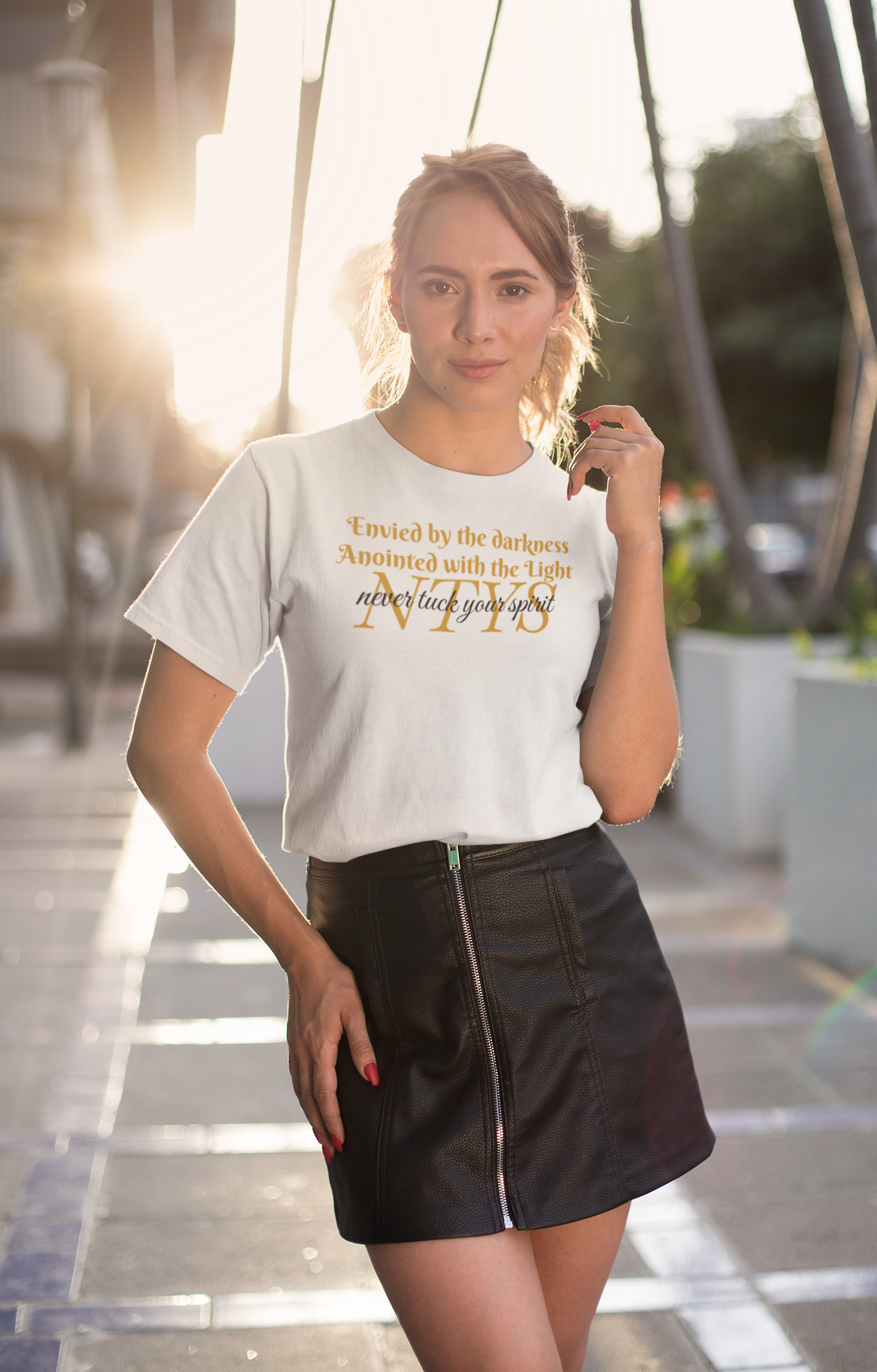NTYS Tee - "Envied by the Darkness, Anointed with the Light"