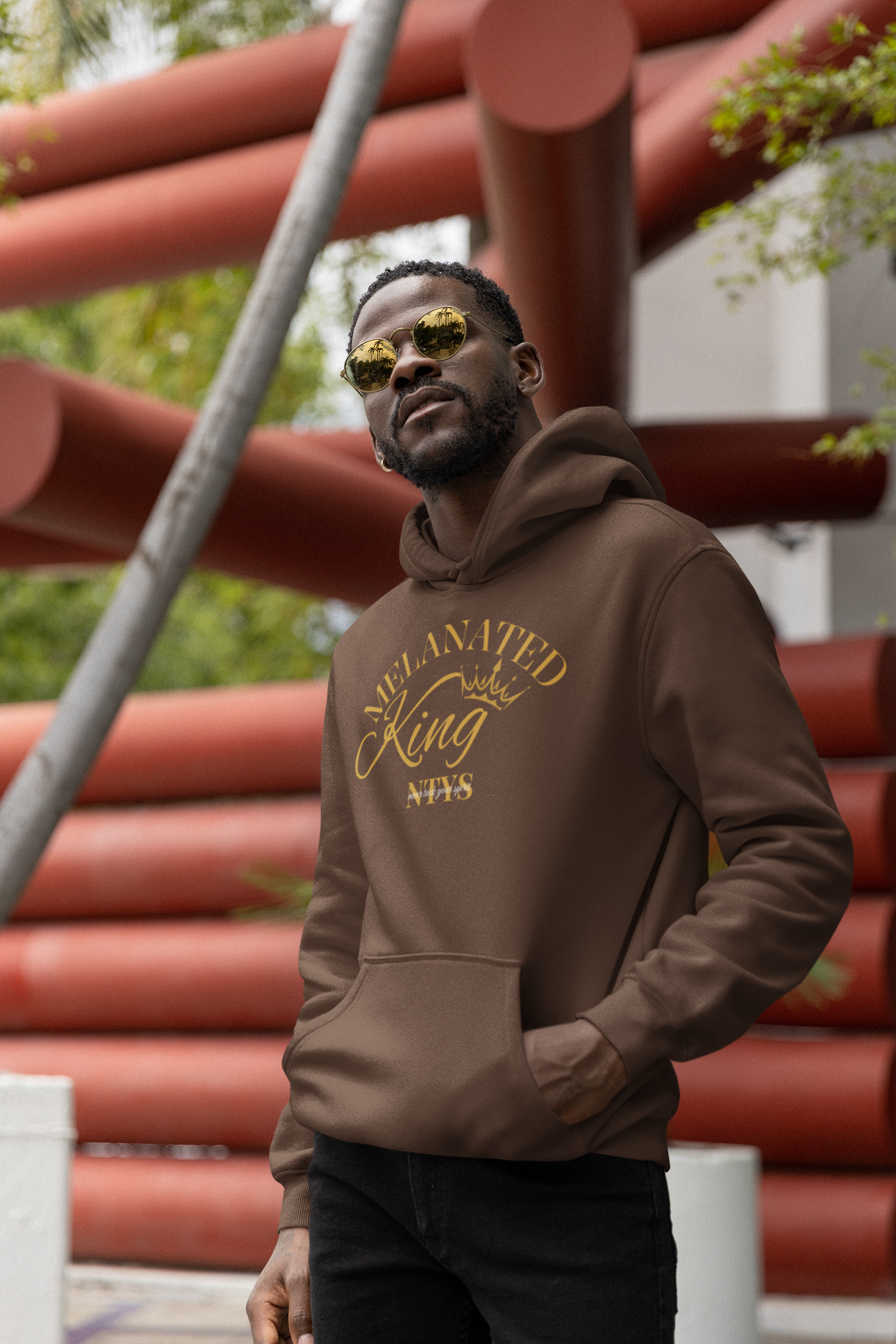 NTYS Hoodie - "Melanated King"