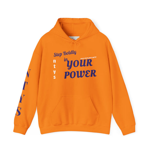 NTYS Hoodie - "Step Boldly in YOUR POWER"(DBZ Colorway)